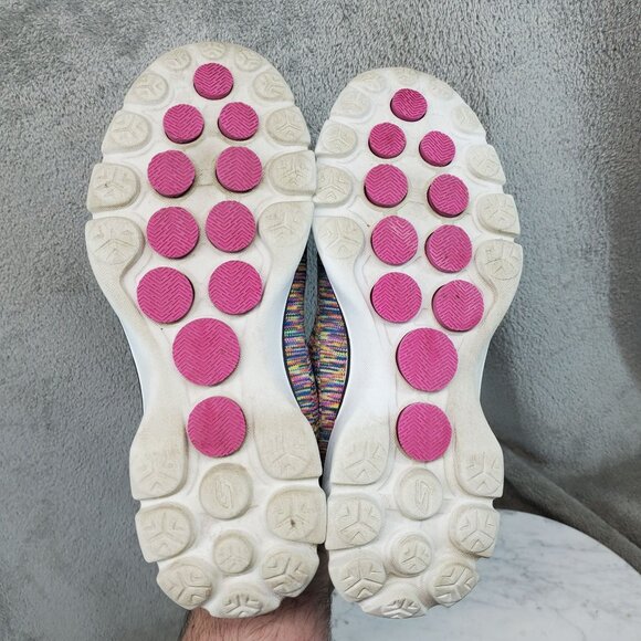 Skechers Shoes Womens Size 7.5 Multicolor Textile Slip On Go Walk 3 Sneakers - Picture 7 of 11